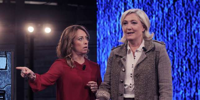 Extrême droite : entre Marine Le Pen et l’Italienne Giorgia Meloni, des relations au point mort