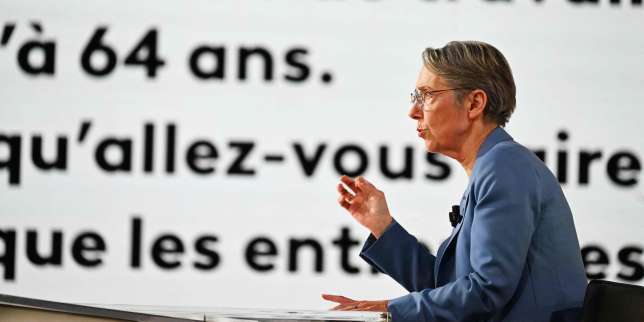 Retraites : sur France 2, Elisabeth Borne s’affirme « à l’écoute » des critiques mais assure que « cette réforme, elle se fera »